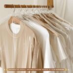 Gretchin 40 Pack Garment Bags - Set of 40, 60x90cm Plastic Dry Cleaning Bags for Hanging Clothes Storage - Image 8