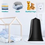 Heavy Duty Laundry Bag 2 Pack XL Nylon Laundry Bags with Straps, Washable Large Dirty Clothes Organizer with Drawstring Closure, Travel Washing Bag Fit a Laundry Hamper or Basket - Image 8