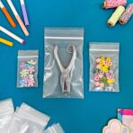 Plymor 2" x 3" (100), 3" x 4" (100), 4" x 6" (100), 4 Mil Variety Pack Heavy Duty Zipper Reclosable Plastic Bags - Image 6