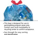 Amazon Basics Blue Recycling Drawstring Trash Bags, Tall Kitchen, Unscented, 13 Gallon, 60 Count - Image 7