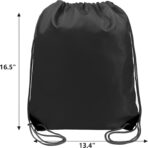 BeeGreen Drawstring Backpack Bags 20,30,50 Packs Reflective String Bags for Gym Sport Trip Cinch Sack DIY for Women Men - Image 3