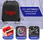 BeeGreen Drawstring Backpack Bags 20,30,50 Packs Reflective String Bags for Gym Sport Trip Cinch Sack DIY for Women Men - Image 6