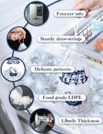 FireKylin Ice Bags 5lb with Drawstring,50 Pack Plastic Ice Bags for Ice Storage - Image 4
