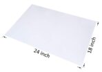 Wowfit 100 CT 18x24 Inch 1.1 Mil Clear Plastic Flat Open Poly Bags – Great for Bread Proofing, Dough, Injera, Food Storage, Jackets, Pillows, Laundry, and More - Image 3