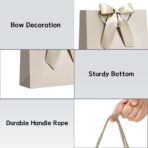 JMANNI Gift Bag, 1PCS Gift Bags Large with Ribbon and 1 Greeting Cards 2 Tissue Paper, Portable Paper Gift Bag with Handles, Birthday Gift Bags,Present Bags for Wedding Party Mothers Day - Image 6