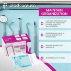 200 2.25 x 2.75 Inch Self Sealing Sterilization Autoclave Pouch Bags with Indicators, 1 Box of 200 - Image 5