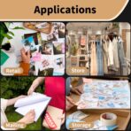 Acid Free Paper Protector Sheets, Clear Plastic Sleeves for Art, Magazine Protectors for Collectors, Protective Sleeves for Paper 11x14 Canvas Print Photos Newspaper Poster Art Bag, Pack of 25 - Image 8