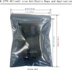 50Pcs 8.27 * 9.45in/21 * 24cm ESD Bags,Resealable Antistatic Bags for SSD HDD with 50pcs Labels,Anti Static Bag for Hand Drive or Varieties of Electronic Device (50Pcs 8.27 * 9.45 in / 21 * 24 cm) - Image 3