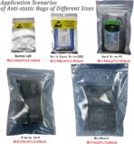 50Pcs 8.27 * 9.45in/21 * 24cm ESD Bags,Resealable Antistatic Bags for SSD HDD with 50pcs Labels,Anti Static Bag for Hand Drive or Varieties of Electronic Device (50Pcs 8.27 * 9.45 in / 21 * 24 cm) - Image 4