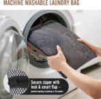 Veken 10 Set/8 Set Packing Cubes for Travel Essentials, Suitcase Organizer Bags in 4 Sizes, Carry-On Luggage Accessories with Laundry & Toiletry Bag, Airplane Must-Have, Road Trip & Camp Gifts for Men - Image 10