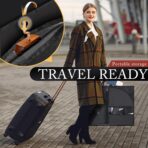 5 Pack 40-inch Suit Bag Garment Bag for Travel and Storage, Garment Bags for Hanging Clothes with Zipper and Visible Transparent Window, Black - Image 4