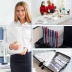 Charmount A4 Mesh Zipper Pouch Bags, Waterproof Plastic Document Organizer Folders, Multipurpose File Bags for Office, School, Toys, Board Games, Puzzles, Travel, and Home Storage Supplies-10 Pack - Image 7