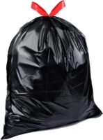 Amazon Basics Multipurpose Drawstring Trash Bags, 30 Gallon, 50 Count (Previously Solimo) - Image 3