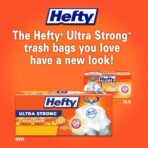 Hefty Ultra Strong Tall Kitchen Trash Bags, Citrus Twist Scent, 13 Gallon, 80 Count - Image 3