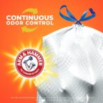 Hefty Ultra Strong Tall Kitchen Trash Bags, Citrus Twist Scent, 13 Gallon, 80 Count - Image 6