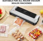 Bonsenkitchen Vacuum Sealer Bags, 50 Quart 8" x 12" Precut Food Sealer Bags, Commercial Grade, BPA Free, Heavy Duty, Customized Size Vacuum Bags for Vac Storage, Meal Prep or Sous Vide Cooking, VB12 - Image 8