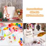 BagDream 25Pcs White Gift Bags 8x4.25x10.5 Kraft Paper for Gifts, Shopping Retail Merchandise Grocery Sacks, White Paper Bags with Handles Bulk Medium - Image 5