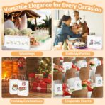 BagDream 25Pcs White Gift Bags 8x4.25x10.5 Kraft Paper for Gifts, Shopping Retail Merchandise Grocery Sacks, White Paper Bags with Handles Bulk Medium - Image 6