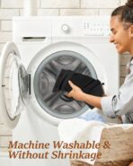 Lzerking Canvas Tote Bag Bulk for DIY Projects, 13x15 Inches Tote Bags for Grocery Shopping, 10oz Machine Washable Fabric - Image 7