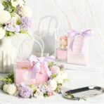 MAQIHAN Clear PVC Gift Bags with Handles - 10PCS Mini Party Favor Bags Transparent Party Favour Plastic Gift Bag 5.9X6.29 Inches Tote Goodie Bag Bulk Pvc Plastic Bags with Handles for Gifts - Image 5