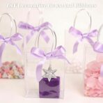 MAQIHAN Clear PVC Gift Bags with Handles - 10PCS Mini Party Favor Bags Transparent Party Favour Plastic Gift Bag 5.9X6.29 Inches Tote Goodie Bag Bulk Pvc Plastic Bags with Handles for Gifts - Image 8