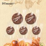 4x6 Inches 100 Pcs Clear Self Sealing Cellophane Bags Cookie Bags Resealable Cellophane Bag for Packaging Cookies,Gifts,Favors, Products,Candy - Image 6