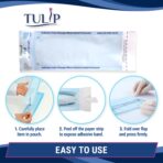 Self Sealing Sterilization Pouch 3.5" x 10" (200 Pack) - Autoclave Sterilizer Bags for Clean Tools - Dental and Nail Sanitizer Packets by Tulip - Image 3