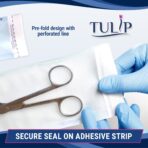 Self Sealing Sterilization Pouch 3.5" x 10" (200 Pack) - Autoclave Sterilizer Bags for Clean Tools - Dental and Nail Sanitizer Packets by Tulip - Image 5