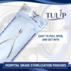 Self Sealing Sterilization Pouch 3.5" x 10" (200 Pack) - Autoclave Sterilizer Bags for Clean Tools - Dental and Nail Sanitizer Packets by Tulip - Image 6