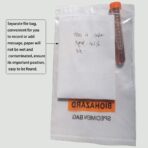 200pcs Biohazard Specimen Bags, 6x9.8in/15x25cm Laboratory Sample Bag with Biohazard Logo Printing, Ziplock Top with Outside Pocket Paperwork Pouch - Image 4