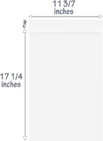 Golden State Art, 100 Pack Clear Bags for 11x17 Mats, Pictures, Acid-Free, 11 3/7"x17 1/2" - Image 3