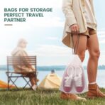 23 Pack Shoe Bags for Travel, 11.8" x 15.7" Waterproof Travel Shoe Bags for Packing,Large Travel Bag for Shoes, Storage Bags Travel Essentials Men for and Women - Image 4
