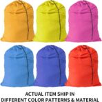 Extra Large Laundry Bag 6 Pack, Varied Colors, Travel Laundry Bags with Drawstring Closure, 30"x40", for college, dorm and apartment dwellers (6PCS) - Image 5