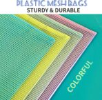 LEOBRO Mesh Zipper Pouch Bags, 13.2"x 9.2" Zipper Pouch, 4 pcs Mesh Bags with Zipper, Storage Bags Pouch for Organization Toy Puzzles Board Game Travel, File Jackets & File Pockets - Image 9