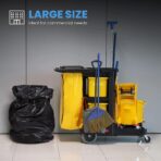 ToughBag 55 Gallon Trash Bags, 55-60 Gallon Trash Bags Heavy Duty (50 COUNT) - Large Black Trash Can Liners, 50-60 Gal for Contractors, Commercial, and Lawn - Made in USA - Image 6