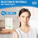 Small Trash Bags 4 Gallon, 100 Count Small Garbage Bag Bathroom White Mini Trash Bag Trash Can Liners Unscented Small Garbage Bags for Bathroom Can - Image 6