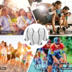 50Pcs Drawstring Backpack Bulk Cinch Bag, Drawstring Bags Polyester for Gym Sports Beach Party Trip (White) - Image 7