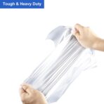 LabelMore 12'' x 16'' Plastic Produce Bags on a Roll, Clear, Food Storage Bags for Bread, Vegetable, Fruits and Meat, 350 Bags/Roll - Image 4