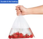 LabelMore 12'' x 16'' Plastic Produce Bags on a Roll, Clear, Food Storage Bags for Bread, Vegetable, Fruits and Meat, 350 Bags/Roll - Image 5