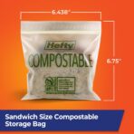 Hefty® Compostable Press-To-Close​ Sandwich 50 Count - Image 6