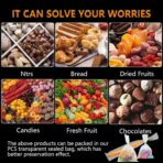 300 PCS Clear Flat Cellophane Treat Bags with 3x5",4x6",5x7",6x9",2x10",5x11",Treat Bags with Ties are Good for Pretzel Rods,Bakery, Cookies, Candies,Dessert. - Image 7