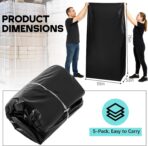 20 Pack 3 Mil Pallet Covers 75" x 55" x 53" Pallet Cover Bags, Heavy Duty Outdoor Waterproof Tarp Bags for Construction Grade Strength Polyethylene Storage Protection - Image 3