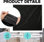 20 Pack 3 Mil Pallet Covers 75" x 55" x 53" Pallet Cover Bags, Heavy Duty Outdoor Waterproof Tarp Bags for Construction Grade Strength Polyethylene Storage Protection - Image 4