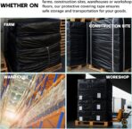20 Pack 3 Mil Pallet Covers 75" x 55" x 53" Pallet Cover Bags, Heavy Duty Outdoor Waterproof Tarp Bags for Construction Grade Strength Polyethylene Storage Protection - Image 6