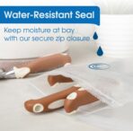Spartan Industrial - 8” X 10” (100 Count) 4 Mil Heavy Duty Clear Plastic Reclosable Zip Poly Bags with Resealable Lock Seal Zipper - Image 5