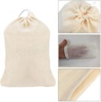 Tayfremn 100Pcs Cotton Drawstring Bags, Reusable Muslin Bag Natural Cotton Bags with Drawstring Produce Bags Bulk Gift Bag Jewelry Pouch for Party Wedding Home Storage(4 by 6 Inches) - Image 5