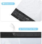 Fuxury Large Poly Mailers 24x24 Inch 100 Pcs, Waterproof Shipping Bags for Clothing, Strong Adhesive Shipping Envelopes for Small Business Suppliers, Self Seal Mailers Poly Bags Mailing Bags White - Image 4