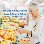 Plastic Bags, 300 Count T Shirt Bags, Plastic Bags With Handles For Shopping, White Plastic Grocery Bag For Small Business (11"x 6"x 21"), Recyclable - Image 9