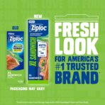 Ziploc XL Sandwich and Snack Bags with EasyGuide Texture, Plastic Storage Bags with Grip 'n Seal Technology, 90 Bags Total - Image 3