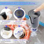 MOMODA Sous Vide Cooking Bags - Set of 20 | BPA-Free Reusable Vacuum Seal Bags with Air Valve for Joule and Anova Cookers | Freezer Safe Vacuum Food Storage Bags with Upgraded Electric Pump Included - Image 4